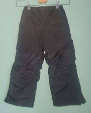 BOYS GIRLS LANDS END SQUALL BLACK GROW-ALONGS SNOW SKI SNOWBOARD SNOW PANTS SZ 6