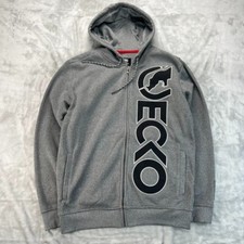 Ecko Unltd Hoodie Mens Size Medium Gray Y2K