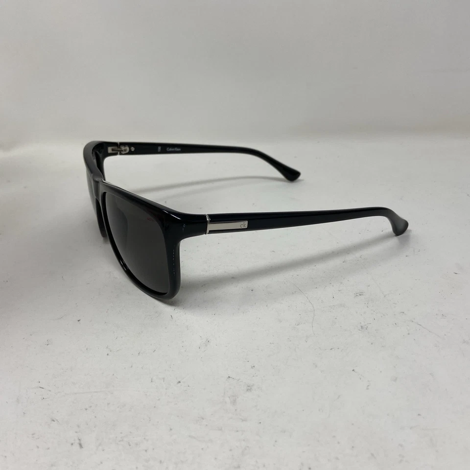 CALVIN KLEIN CK3160S 001 55-17-130 GLOSSY BLACK W/ GRAY SUNGLASSES OI98 - Image 4 of 4