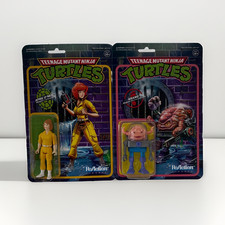 Super7 TMNT ReAction April O'Neil & Krang Plastic Action Figures 2020 14