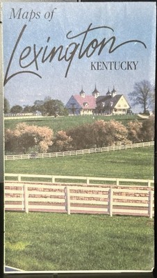 Lexington, Kentucky Road Map Horse Country