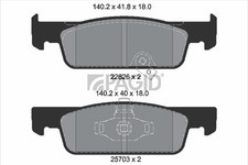 Bremsbelagsatz Scheibenbremse PAGID T2659N für SMART FORTWO 453 344 353 444 391