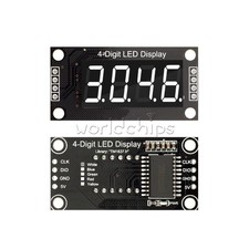 White 0.36" TM1637 7-Segment 4-Digit Digital Tube LED Display Module For *vv