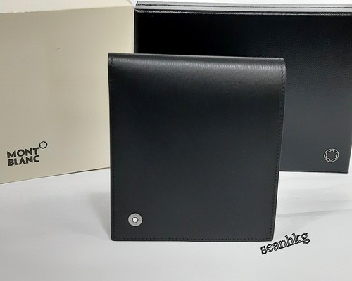 MontBlanc Meisterstück Wallet, 8 CC Black Leather Men/Unisex Authentic MIB 7163 - Bild 2 von 8