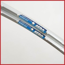 NOS AMBROSIO AERO clincher RIMS 28" 700c 36h VINTAGE ROAD BIKE SILVER