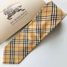 Tie Nova Check Pattern Camel
