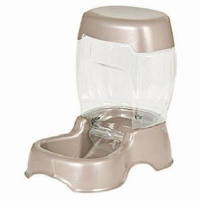 Café Gravity Pet Feeder Dry Food Treat Dispenser Station Cats & Dogs 12 lb Tan