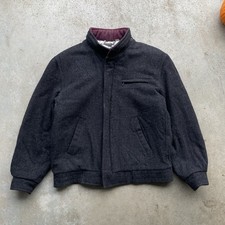 Vintage 80's Members Only Wool Jacket Insulated Men's Medium Fit Hong Kong
