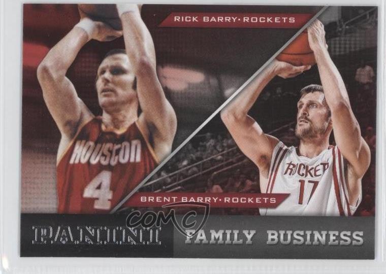 2013-14 Panini Family Business Rick Barry Brent Barry #1 HOF 0f8