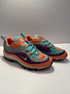 2018 Nike Air Max 98 QS  Cone  Size 10 Excellent Condition Rep Box