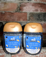 2 Bath Body Works Milk Bar Cereal Milk Soft Serve Hand Gel Sanitizer