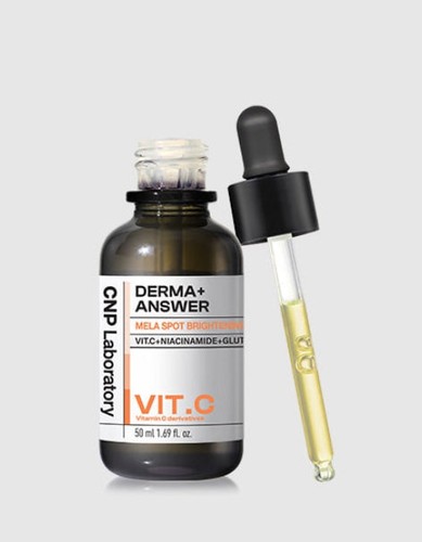 Ampolla iluminadora de manchas CNP Laboratory Derma+ Answer Mela 50 ml de Corea - Imagen 7 de 10