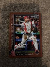 2025 Topps #472 Cardinals Willson Contreras Gold #/2025