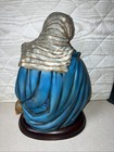 Polychrome Ceramic Sculpture “Madonna with Grapes” After Mignard, Roman,Mexico — photo 5