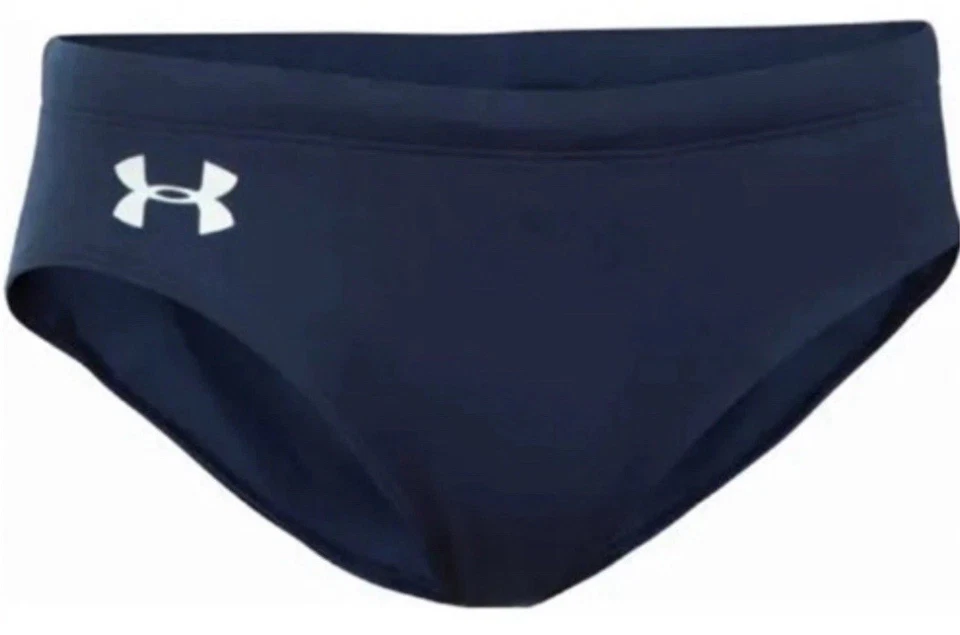 Womens Under Armour Track & Field Running Briefs Navy Blue Small Brand New - Image 3 of 3