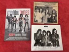 KISS 8x10 Vinnie Vincent Eric Carr Hollywood Rock Walk Malibu Times Tommy Thayer — photo 4