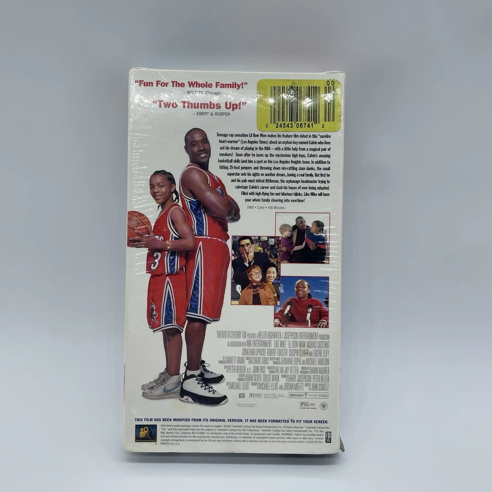 Like Mike (VHS, 2002) Lil Bow Wow - Brand New Sealed Foto 2 de 4