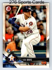 J.D. DAVIS #52 2018 Bowman Baseball Rookie Card