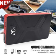 12V  Auto Starthilfe Jump Starter Pack Booster Power Bank USB Ladegerät