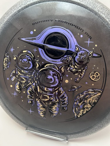 Innova Pig Gummy Champion (NEVER THROWN) Infinite Discs Space Black Purple - Picture 3 of 6