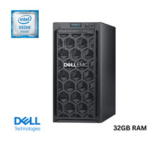 Dell EMC PowerEdge T140 Tower Server Xeon E-2144G @3.60GHz 32GB RAM NO HDDs