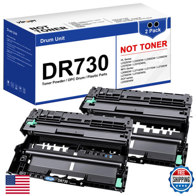 VIPSIM DR730 Replacement Drum for Brother MFC-L2750DW L2370DW L2710DW L2350DW DC