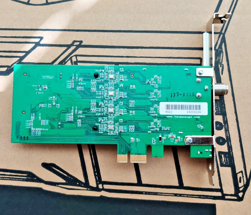 Hauppauge WinTV-quadHD Model 1609 Digital TV Receiver Four-Tuner Card PCIE x1 - Image 3 of 4