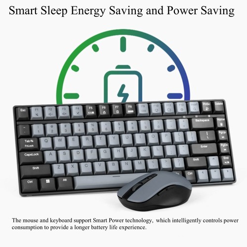 Original Lenovo Xiaoxin K1P Wireless Keyboard & Mouse Set -Silent Typing Edition - 第 5/17 張圖片