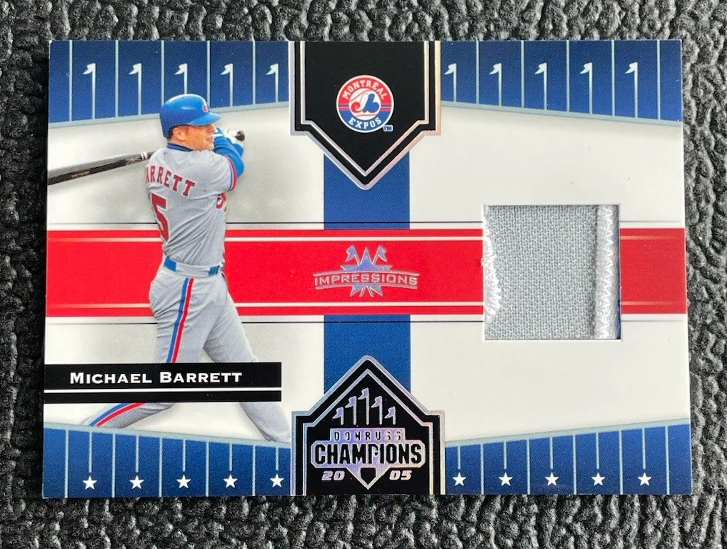 Topps Michael Barrett Baseball Sports Trading Cards & Accessories