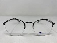 Modern Optical CONSIDER MATTE BLACK 48-22-140 Half Rim Eyeglasses Frame D637
