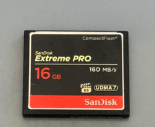SanDisk Extreme Pro 16GB Compact Flash Card 160 MB/s UDMA 7 SDCFXPS-016G-A46