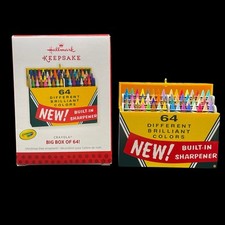 2015 Hallmark Keepsake Ornament Big Box of 64 Crayola Crayons