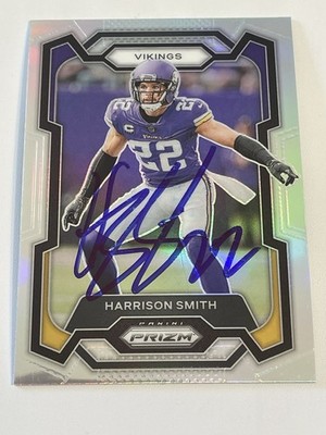 Harrison Smith 2023 Panini Prizm Silver IP In-Person Auto Signed Autograph