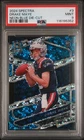 2024 Panini Spectra - Drake Maye #3 Neon Blue Prizm Die-Cut /50 (RC)