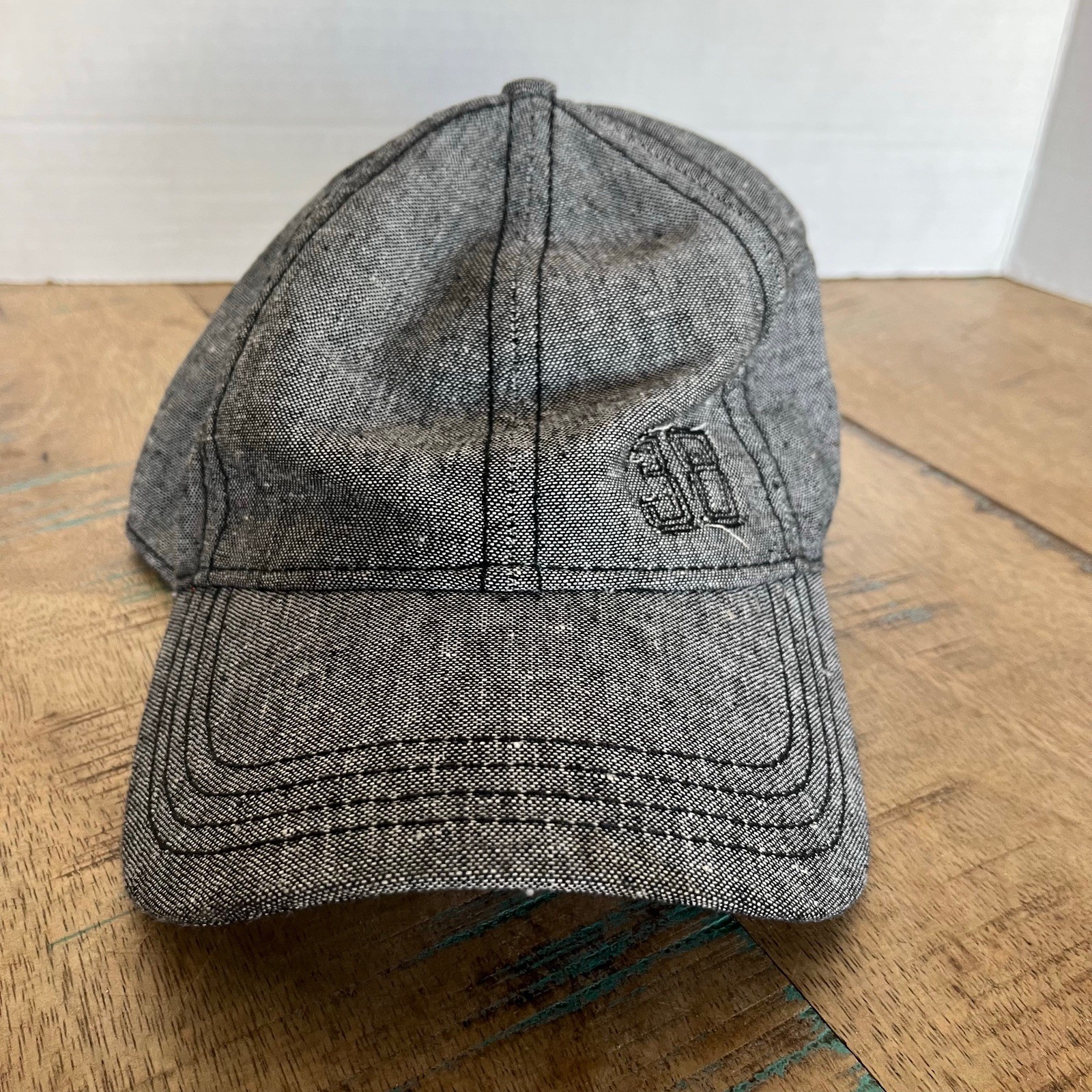 Solid Heather Gray Hat Adjustable Adult Size OSFA… - image 2