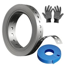 Galvanized Metal Pipe Strap 3/4" 32.8FT, 32-Gauge - Metal Hanger 32.8 FT