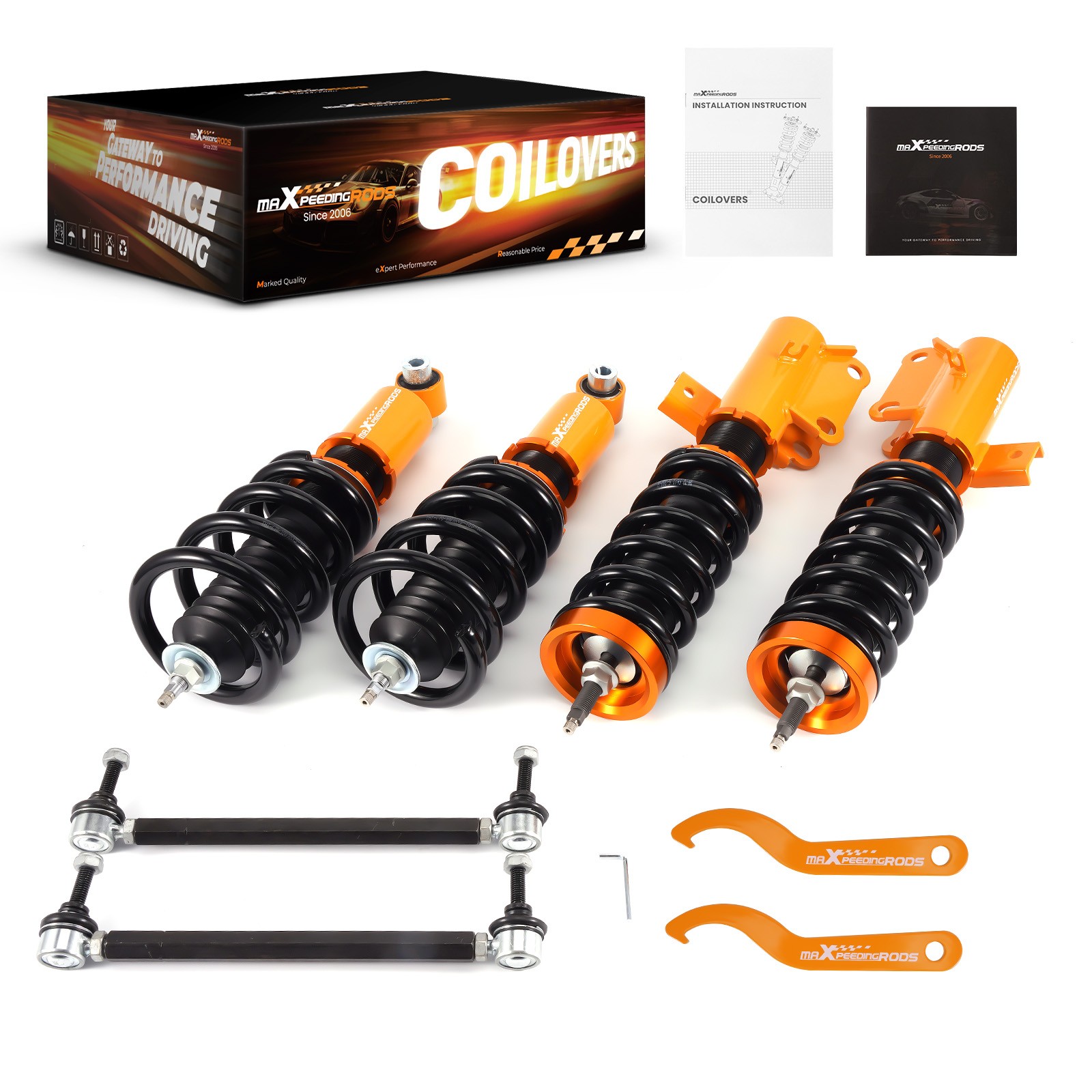 Coilovers Shock Springs for Chevrolet Camaro 2010-2015 588HP
