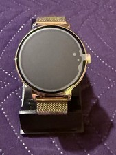Rose Gold Smart Watch with Mesh Band