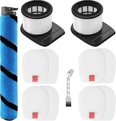 Walzenbürste Filter Set für Shark IZ300UK IZ320UK Akku Staubsauger 12 Stück