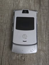 Motorola RAZR / Razor V3m - Silver and Black  Verizon  Cellular Flip Phone