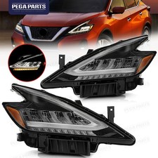 Pair All LED Headlight Headlamp Left Right Side For Nissan Murano 2019 2020 2021