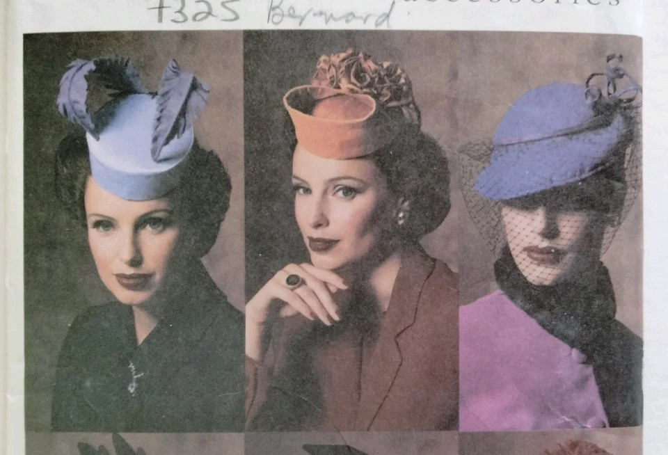 Vintage Hat Pattern Vogue 7657 Pillbox Steampunk Cloche Mid-century 50s Uncut - Image 4 of 4