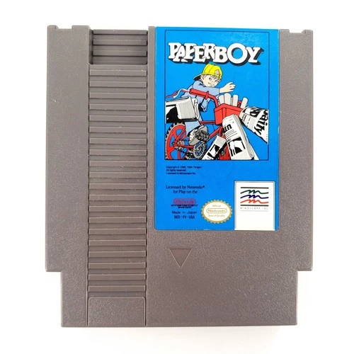 Paperboy (Nintendo Entertainment System, 1988) Authentic Cart Only Tested Works