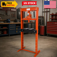 Hydraulic Press 12 Ton Hydraulic Shop Press H-frame Garage Floor Adjustable Shop Hydraulic Press 12 Ton Hydraulic Shop Press H-frame Garage Floor Adjustable Shop
