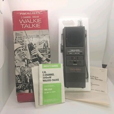 Realistic Vintage CB Walkie Talkie Model TRC85A 300mw Original Box  Instruction