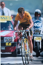 Greg LeMond Hand Signed A4 Cycling Photo Tour De France Champion + Verified COA
