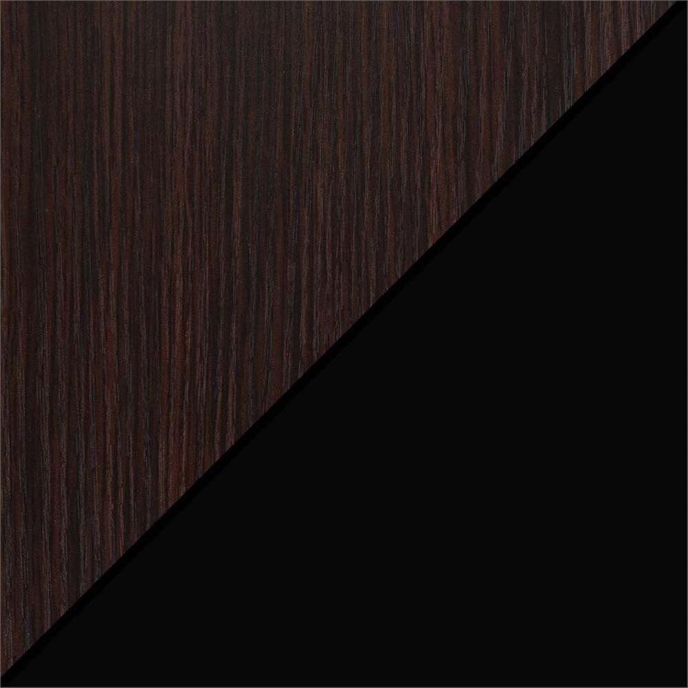 Designs2Go No-Tools Student Desk with Shelves in Espresso Wood Finish