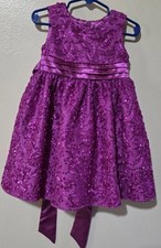 American Princess 2T Purple Sleeveless Dress- Special Occassion- Party- Easter..