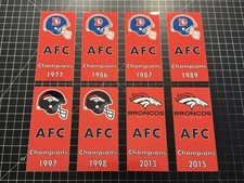 3 SIZES - Denver Broncos AFC Champion Banners...