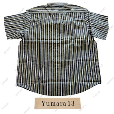 Supreme Loose Fit Multi Stripe S/S Shirt 3colors Black Blue Pink